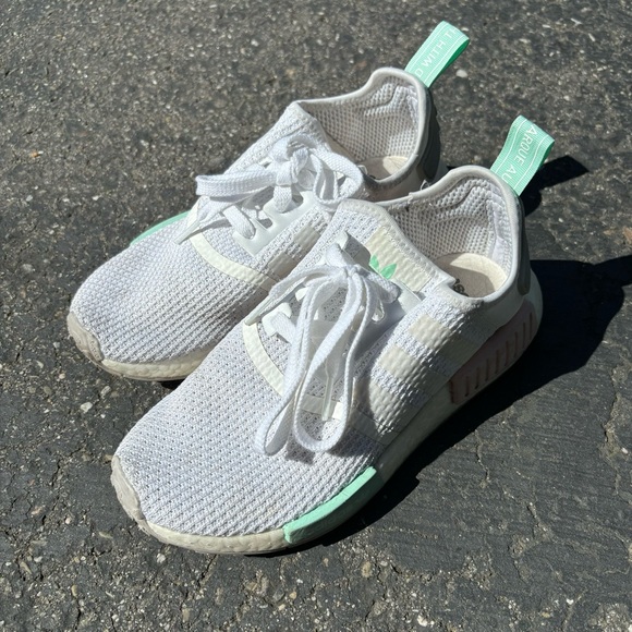 White Adidas NMDs - Picture 2 of 8